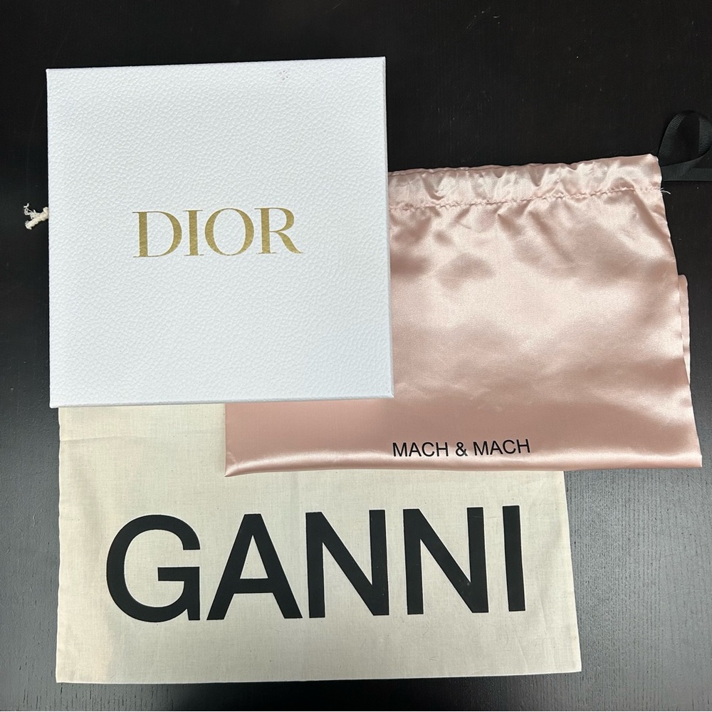 Designer dust bags and gift box!